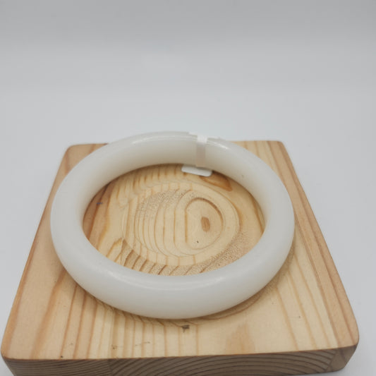 Jade Natural Crystal Hard Bangles 60mm