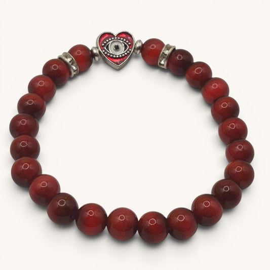 Cat Eye Evil Eye Protection Bracelet