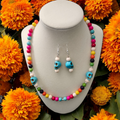Dia de los Muertos Inspired Dyed Howlite Jewelry Set