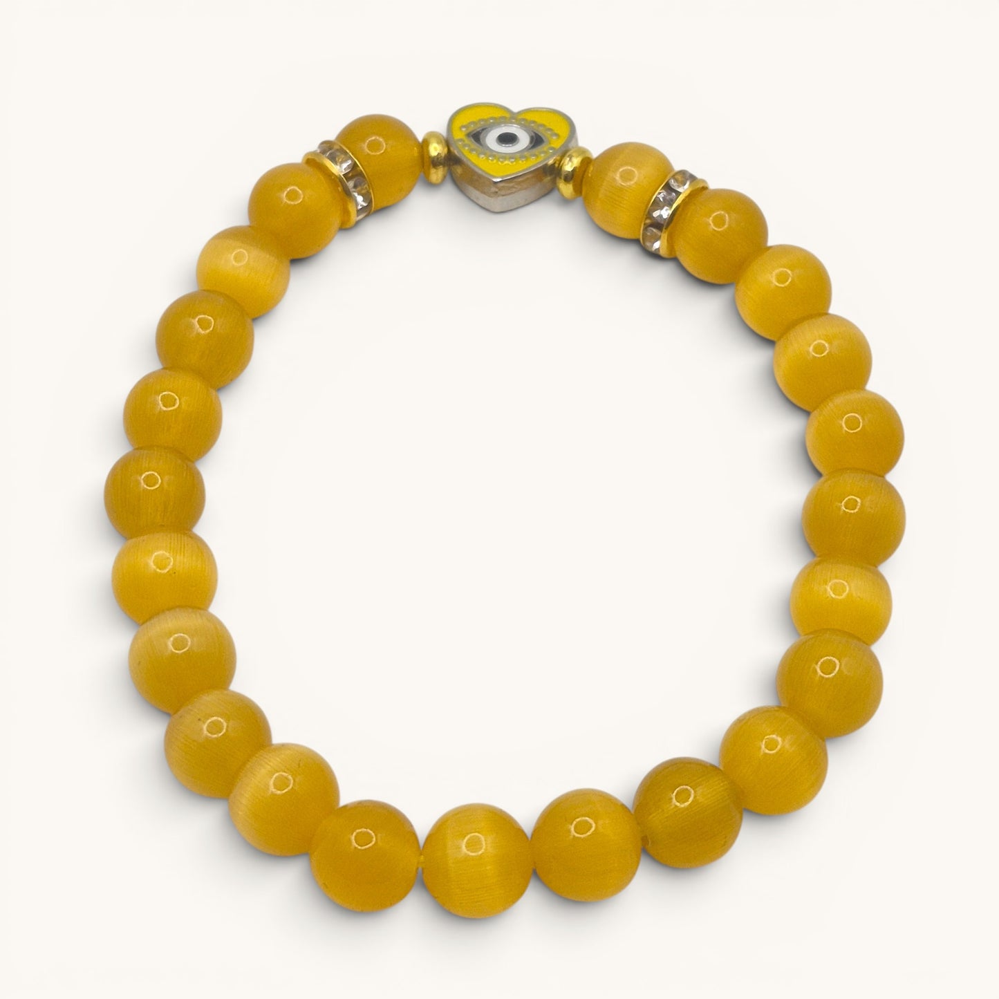 Cat Eye Evil Eye Protection Bracelet
