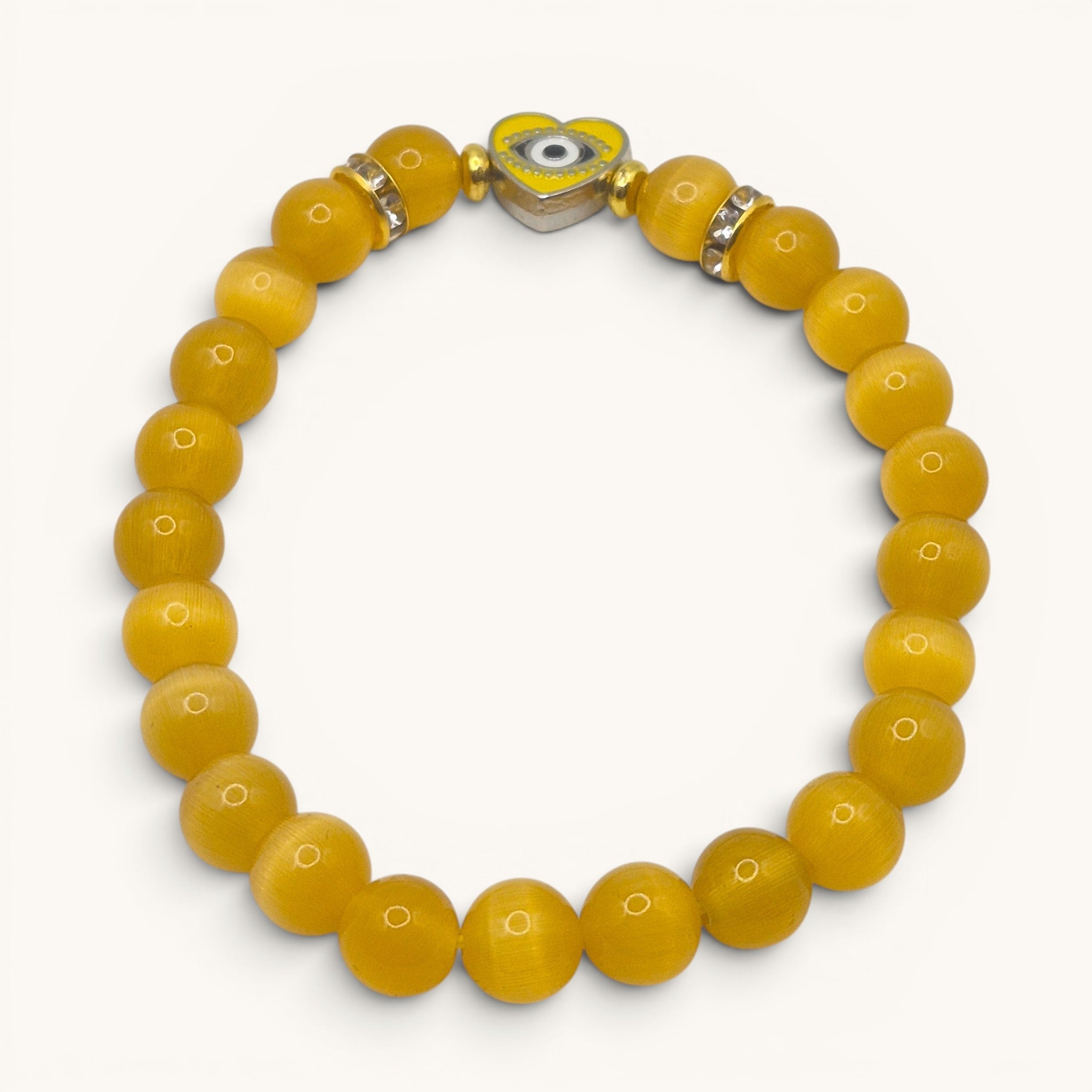 Cat Eye Evil Eye Protection Bracelet