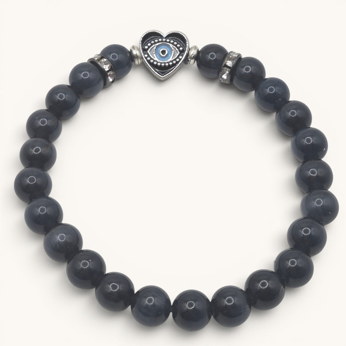 Cat Eye Evil Eye Protection Bracelet
