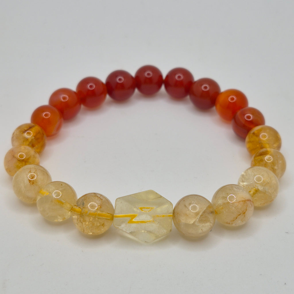 Citrine & Carnelian Passion + Creativity Intention Bracelet