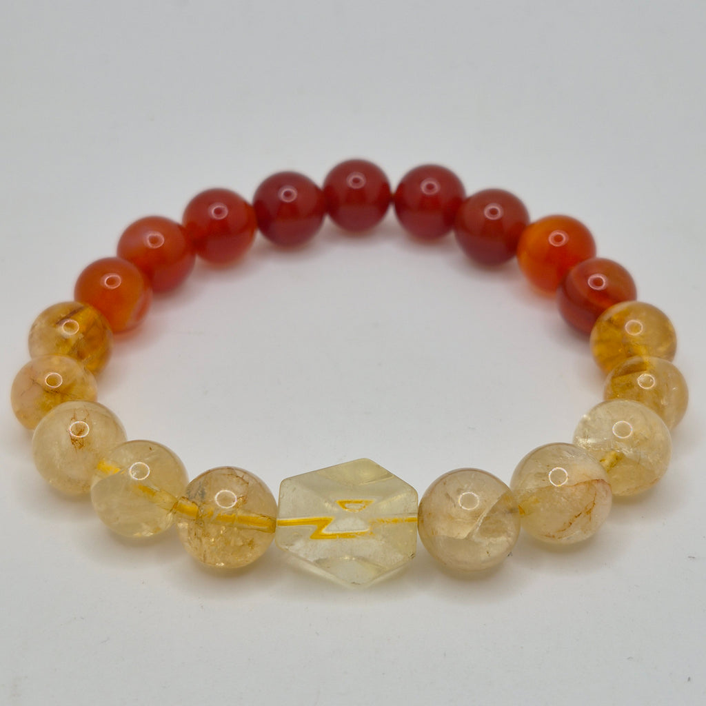 Citrine & Carnelian Passion + Creativity Intention Bracelet